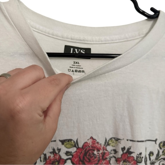 LVS 2024 Rose Bowl Michigan vs Alabama White Tee Size 3XL - Picture 2 of 3